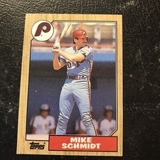 1987 Topps - Mike Schmidt & 1974 Bill Robinson.