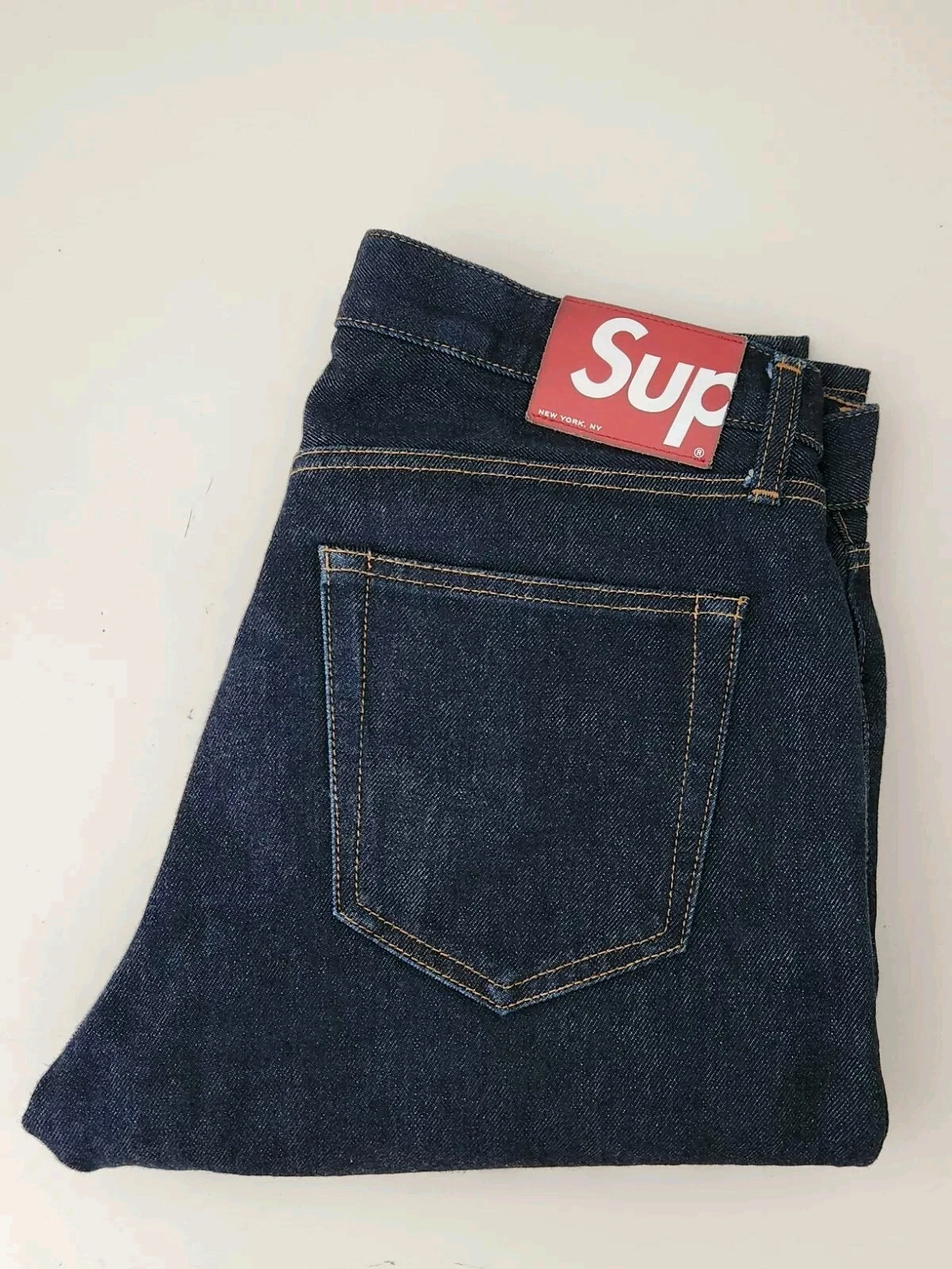 Supreme Indigo Slim Jeans size 32 Jean Made In Japan Trousers W32 L32