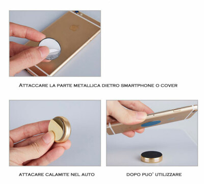 Supporto Smartphone Auto Magnetico, Porta Telefono Cellulare Da Auto - Foto 9