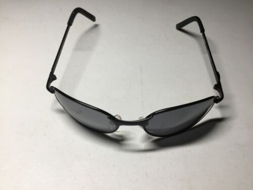 Vintage Foster Grant Metal Oval Sunglasses Black … - image 1