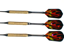 Soft Tip Darts Used, 12 Gram Brass with New Aluminum Shafts and Flights 1890