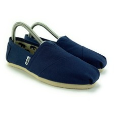 Toms Women's Alpargata Classic Navy Canvas Slip On Flat Shoes Sizes 6 - 9.5 M