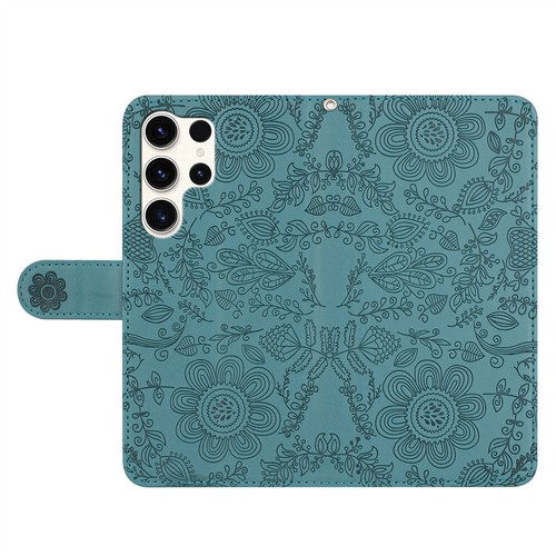 For Samsung S24 S23 A55 A33 Embossing PU Leather Wallet Stand Phone Case Cover - Picture 6 of 16