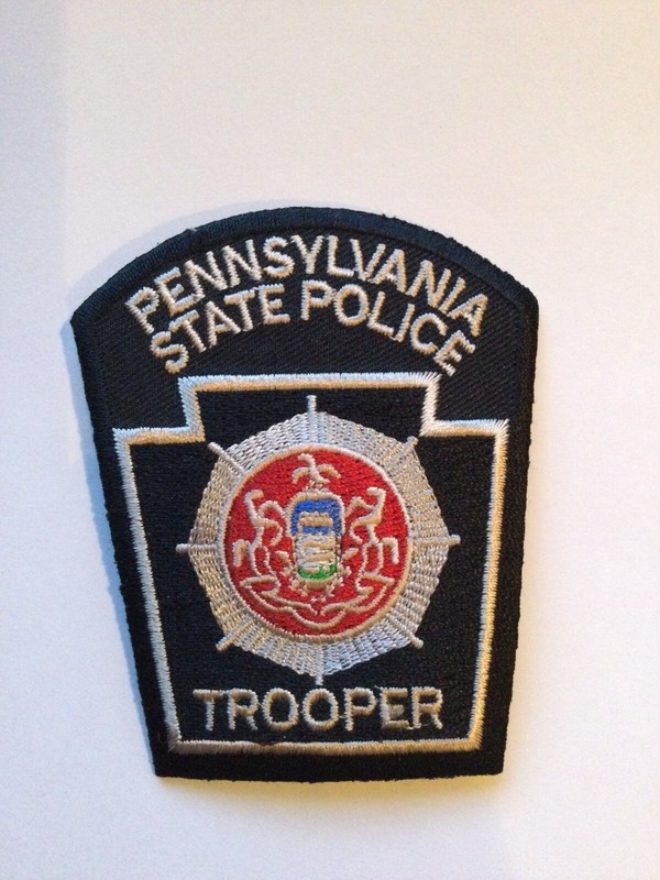 PENNSYLVANIA STATE POLICE TROOPER PATCH 3” NEW