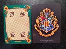 single / swap playing cards  HARRY POTTER  SLYTHERIN Four