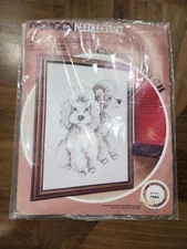Paragon Needlecraft Cross Stitch Kit Poodle Dog 11x14. No string.
