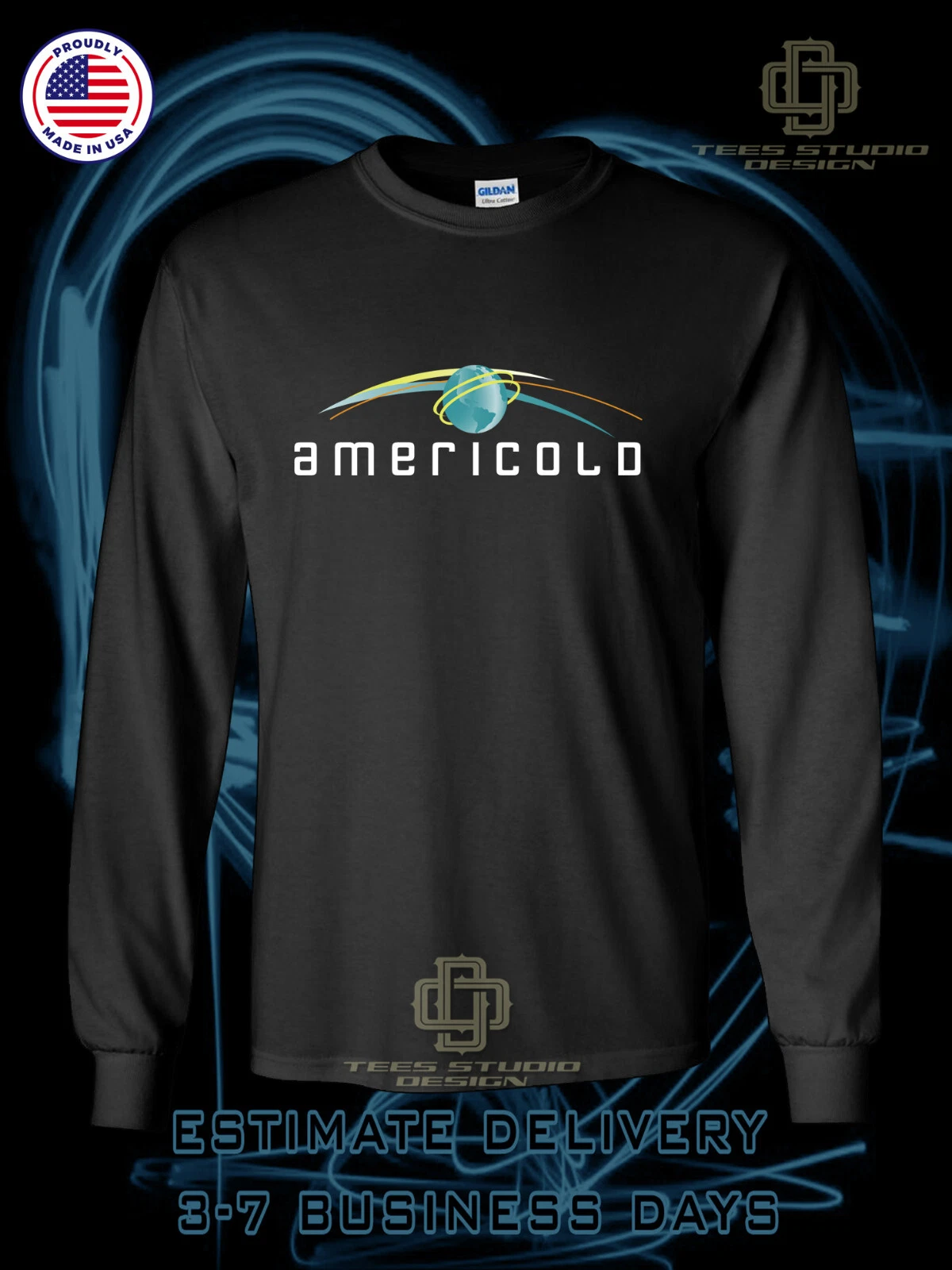 New Americold Logo Men's T-Shirt American Long Sleeve T-Shirt