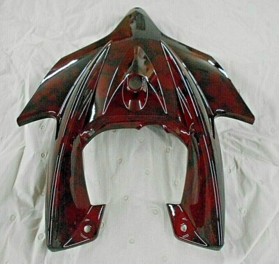YAMAHA RAPTOR 250 FRONT FENDER RED / BLACK SPECIAL EDITION NOSE HOOD, COVER 