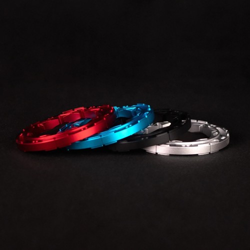 Neu ein Paar Ganzmetall 10,5" rot silber Aluminium Tonbandspule für Spule zu Spule - Bild 15 von 15