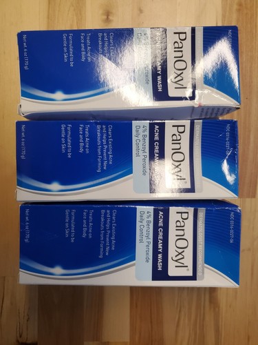 PanOxyl Acne Creamy Wash 4% Benzoyl Peroxide 6oz Exp.01/26 - Picture 2 of 6