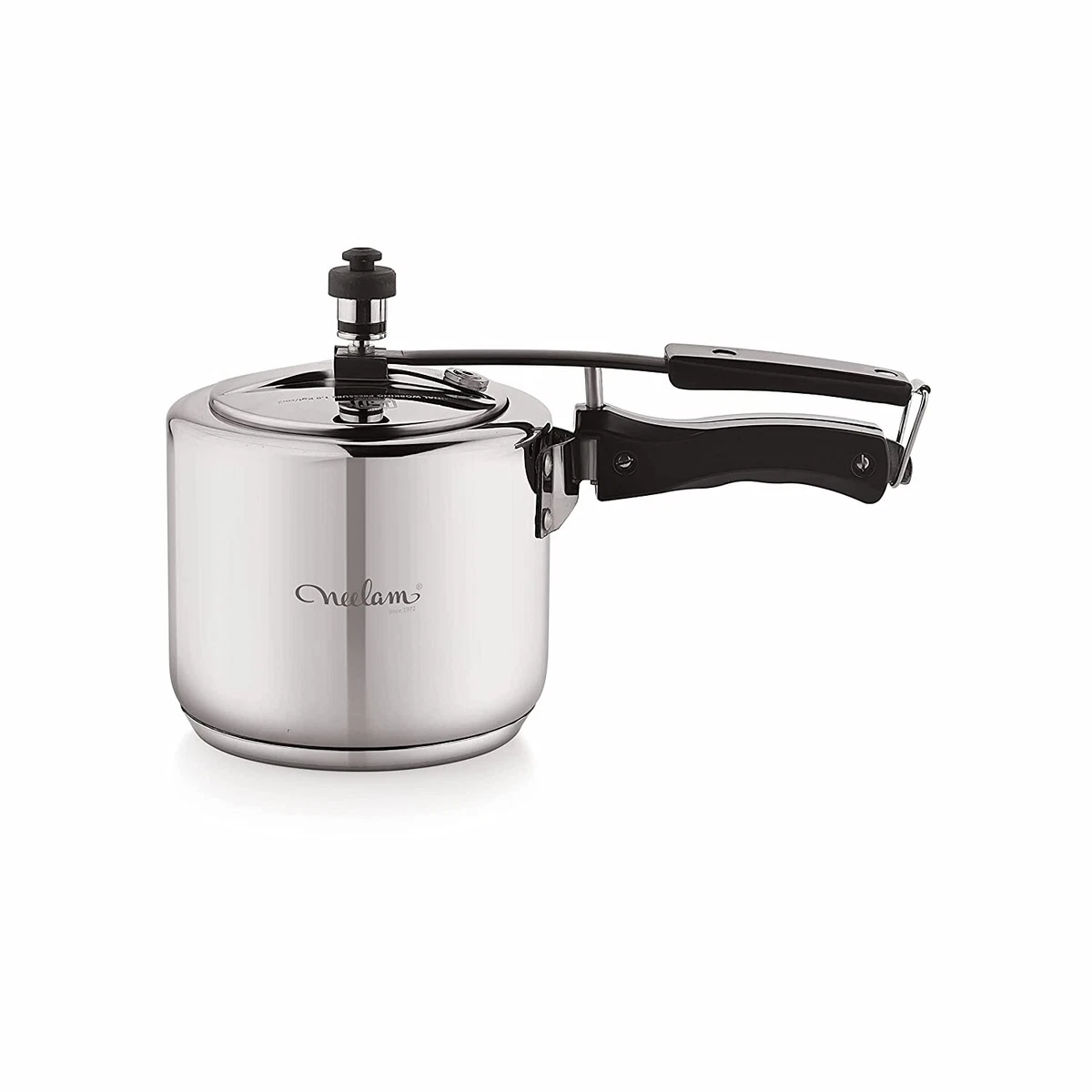 Neelam 18 8 Stainless Steel Eon Pressure Cooker 3 Litre Induction Friendly