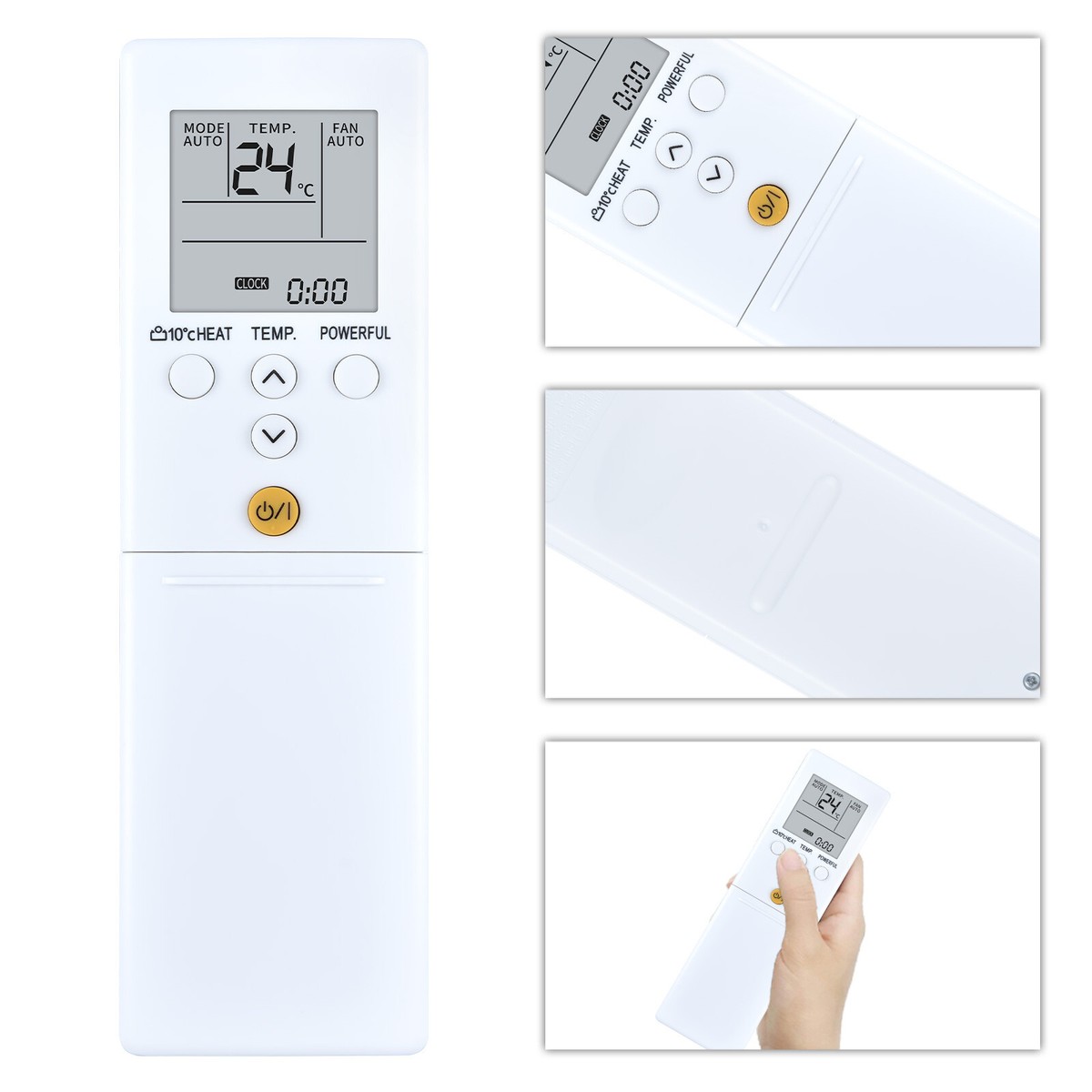 Télécommande Universelle De Remplacement Pour Climatiseurs FuFu - Compatible Modèles AR-REM1U, AR-REB1E, AR-REM7E, Etc.