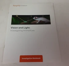 Amplify Science Vision and Light Investigation Notebook Unused