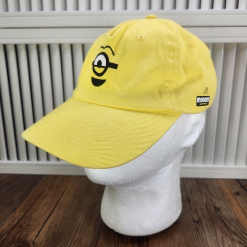 2015 Minions McDonalds Hat Cap Strap Back Yellow Universal Studios Adult Cartoon