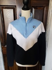 FILA Women's 1/4 Zip Pullover Sweatshirt Fleece Warm Never NWOT