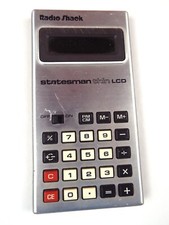 Vintage Radio Shack Statesman Thin LCD Calculator