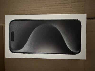 Apple iPhone 15 Pro - 128 GB - Schwarz Titan (drei)