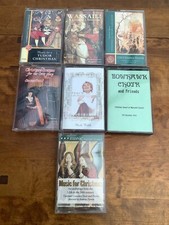 Christmas Music Cassette Tape Bundle x 6