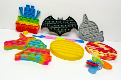 Assorted Pop It Fidgets / Toys (Lot of 8)