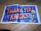 2026 NY Knicks Championship Newspaper Set NY Post & Newsday Collectibles — photo 8