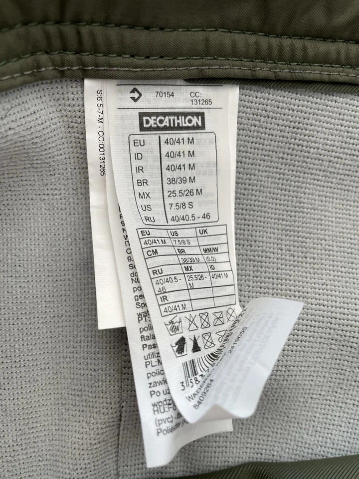 Decathlon Caperlan Waders 40/41 M – Waterproof PVC Fishing Boots Chest Scafandro - Immagine 3 di 3