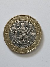 2015 Magna Carta £2 Two Pounds Coin Circulated Condition