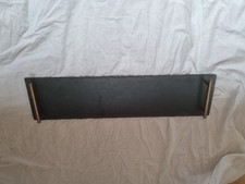 Artesa Rectangular Slate Food Serving Platter Tray with Carry Handles