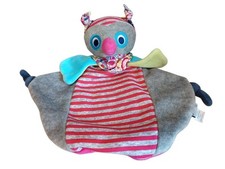Sterntaler Eule Uhu rosa grau Schmusetuch Schnuffeltuch Kuscheltuch
