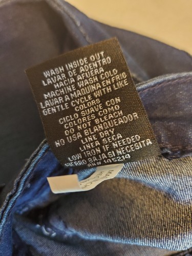 JC & JQ Pants Women's Denim Size L Flared Bell Bottom Blue Cotton Blend C8 - Picture 10 of 12