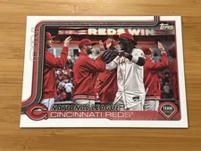 2025 Topps Series 1 #99 Cincinnati Reds Team Card Elly De La Cruz