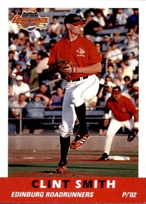 2002 Edinburg Roadrunners Grandstand #23 Clint Smith Waco Texas TX Baseball Card