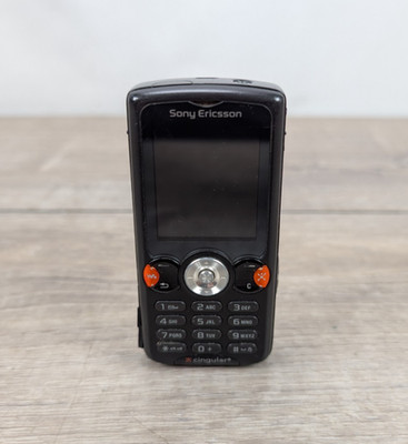 RETRO Sony Ericsson Walkman W810i Cell Phone Cingular UNTESTED No Battery