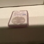 2017 $1 AMERICAN SILVER EAGLE NGC MS69 EARLY RELEASES BLUE LABEL