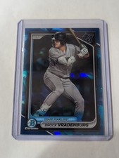 2024 BOWMAN CHROME PROSPECT SAPPHIRE MIAMI MARLINS - BROCK VRADENBURG #BCP-62