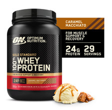 Optimum Nutrition Gold Standard Whey Protein, Caramel Macchiato, 2 lb