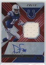 2018 Panini XR Rookie Swatch Auto Red 73/75 Daurice Fountain #RSA37 Auto 0jd0