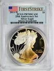 2011-W American Silver Eagle PCGS PR 70 #GA6-09 "25th Anniversary Set"
