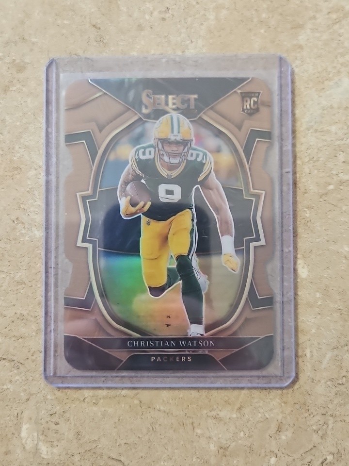 2022 Select Concourse Christian Watson #53 Copper Prizm Die Cut /149 Packers