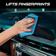 Glass Microfiber Cleaning Cloth for Car and Home 2 Pack, Glass Towels for Mir...