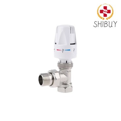 Automatic Thermostatic Radiator Valve Special Angle Valve For Floor Heating