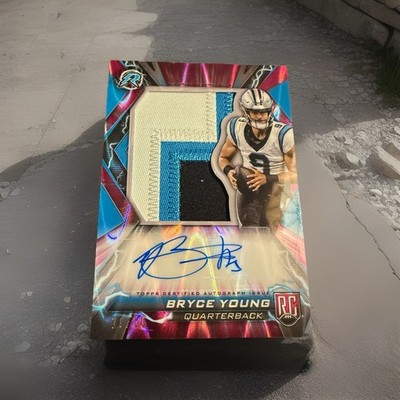 Topps Composite Bryce Young Auto 10/10 RARE tricolour Rookie Resurgence RC Patch