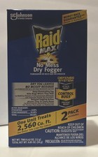 New Raid Max No Mess Dry Fogger Control Bugs 0.85 oz