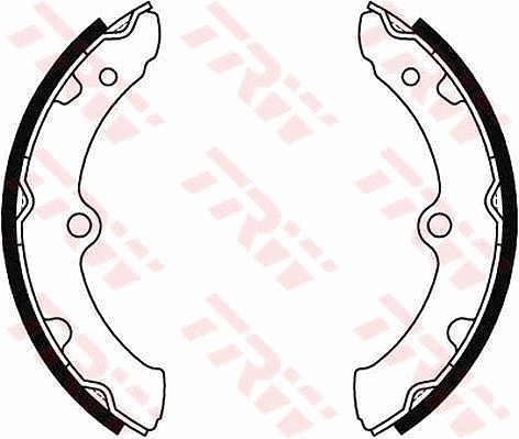 TRW Bremsbackensatz Hinterachse, Vorderachse FüR Toyota-image