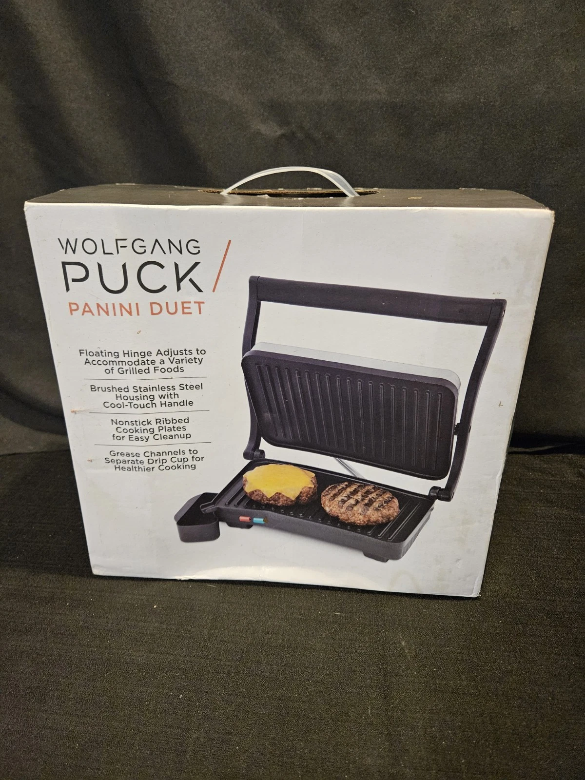 Wolfgang Puck Panini Duet Electric Grill NIB
Opens in a new window or tab