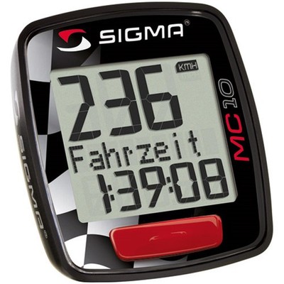 Sigma Computer MC 10 MOTO Motorradcomputer, schwarz