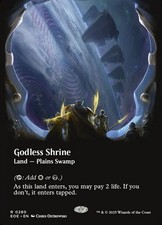Godless Shrine *** Borderless *** - MTG EOE Edge of Eternities - NM/MINT