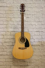 Fender FA-115 Dreadnought Acoustic Guitar - Natural (scratched on waist where ne