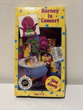 Brand New Sealed Barney In Concert VHS 1992 Vintage Kids Sing Along Musical!