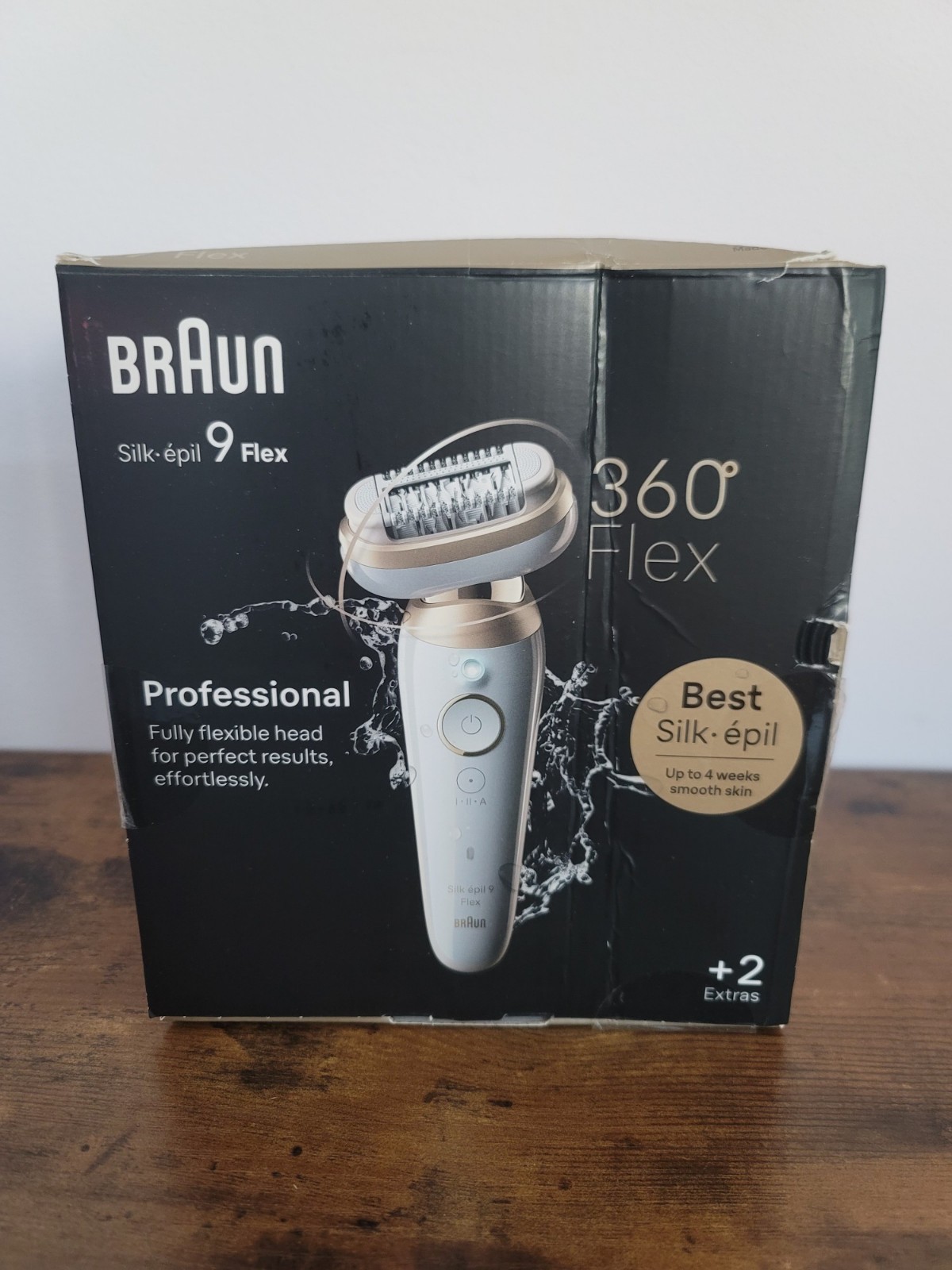 Épilateur rechargeable SILK9-0113D avec tête lavable pour femme