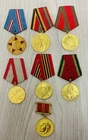 USSR Soviet Military Medals Set of 7 Medals With Ribbons WW2 Veteran